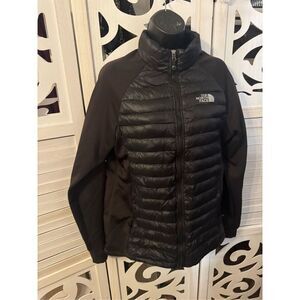 Northface ecoball black jacket/coat summit series xl/vintage active puffer